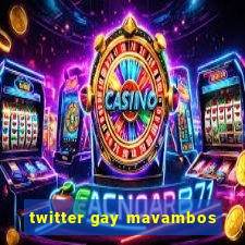 twitter gay mavambos